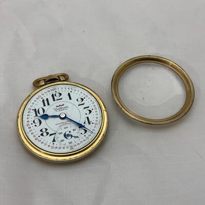 -6- WALTHAM | Open Face Pocket Watch | 10K GP | 17j