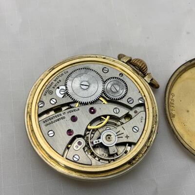 -6- WALTHAM | Open Face Pocket Watch | 10K GP | 17j