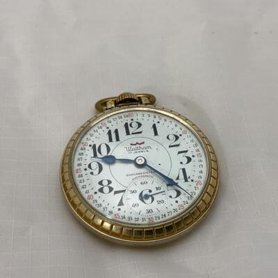 -6- WALTHAM | Open Face Pocket Watch | 10K GP | 17j