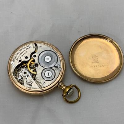 -7- HAMILTON | Open Face Pocket Watch | 17j | 1918 | Sometimes Runs