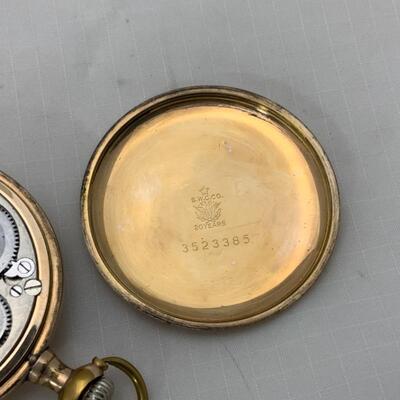 -7- HAMILTON | Open Face Pocket Watch | 17j | 1918 | Sometimes Runs
