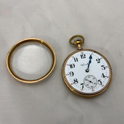-7- HAMILTON | Open Face Pocket Watch | 17j | 1918 | Sometimes Runs