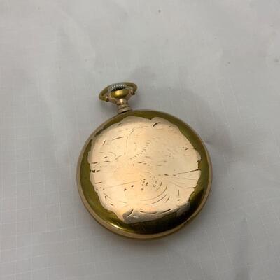 -7- HAMILTON | Open Face Pocket Watch | 17j | 1918 | Sometimes Runs