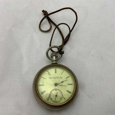 -8- ELGIN | Open Face Pocket Watch | 11j | 1891 | Runner