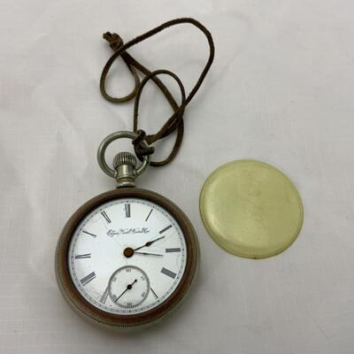 -8- ELGIN | Open Face Pocket Watch | 11j | 1891 | Runner