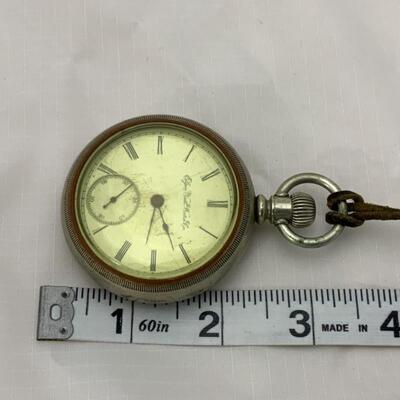 -8- ELGIN | Open Face Pocket Watch | 11j | 1891 | Runner
