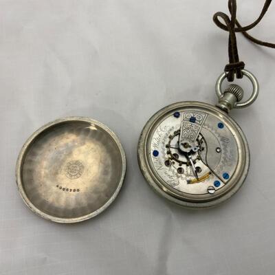 -8- ELGIN | Open Face Pocket Watch | 11j | 1891 | Runner