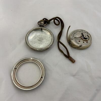 -9- HAMILTON | STERLING Open-Face Swing-Out Pocket Watch | 17j | 1909