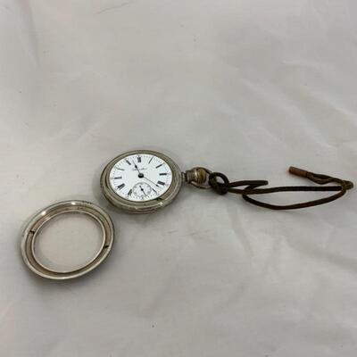 -9- HAMILTON | STERLING Open-Face Swing-Out Pocket Watch | 17j | 1909