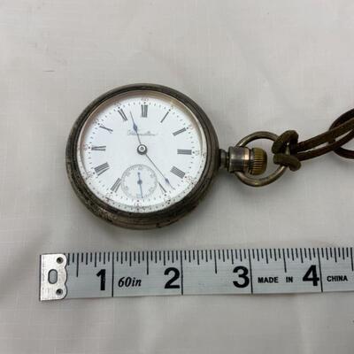 -9- HAMILTON | STERLING Open-Face Swing-Out Pocket Watch | 17j | 1909