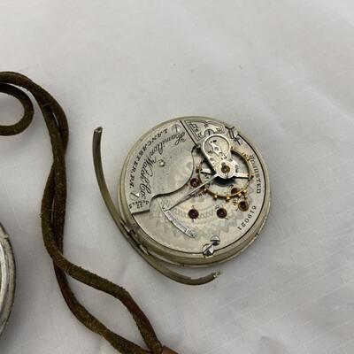 -9- HAMILTON | STERLING Open-Face Swing-Out Pocket Watch | 17j | 1909