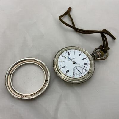 -9- HAMILTON | STERLING Open-Face Swing-Out Pocket Watch | 17j | 1909