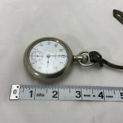 -10- ELGIN | Open Face Train Case Pocket Watch | 17j | 1910