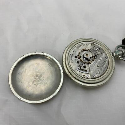 -10- ELGIN | Open Face Train Case Pocket Watch | 17j | 1910