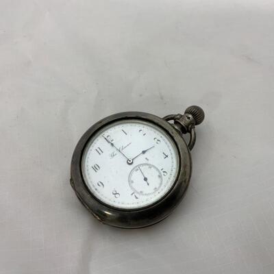 -12- ELGIN | Spinning Double Half-Hunter Pocket Watch | Coin Silver | 11j | 1885