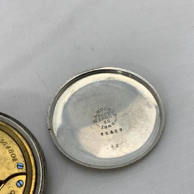 -12- ELGIN | Spinning Double Half-Hunter Pocket Watch | Coin Silver | 11j | 1885