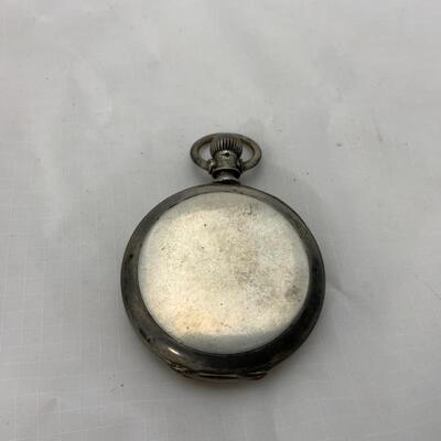 -12- ELGIN | Spinning Double Half-Hunter Pocket Watch | Coin Silver | 11j | 1885