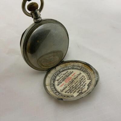 -13- ELGIN | Open Face Dueber Silverline Pocket Watch | 7j | 1893