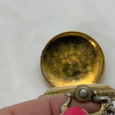 -17- Full Hunter Horses Pocket Watch | Ever Swiss | 17j