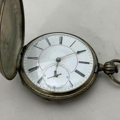 -18- PAUL PERRET | Double Hunter Pocket Watch | Key-Wound 