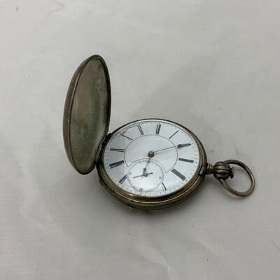 -18- PAUL PERRET | Double Hunter Pocket Watch | Key-Wound 