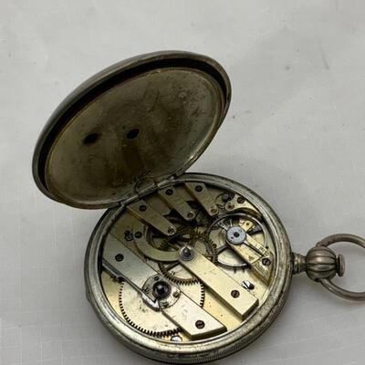 -18- PAUL PERRET | Double Hunter Pocket Watch | Key-Wound 