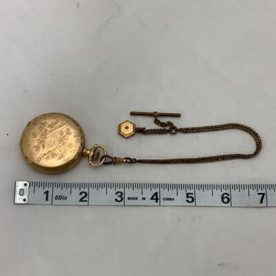 -21- Engraved Pocket Watch Case | Fob with Locket