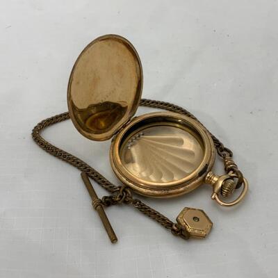 -21- Engraved Pocket Watch Case | Fob with Locket