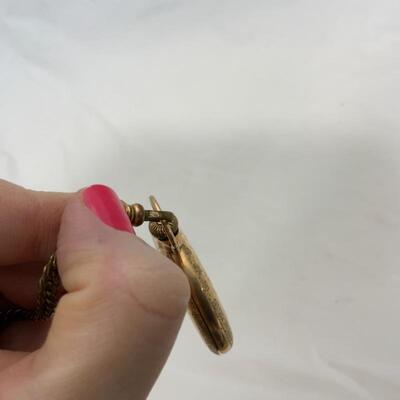 -21- Engraved Pocket Watch Case | Fob with Locket