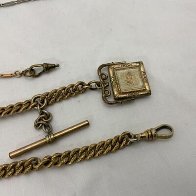 -22- Pocket Watch Chains | Gold Tone | Silver Tone | 18K-3g