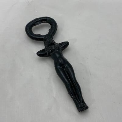 -26- VINTAGE | Cast Iron Babe Bottle Opener