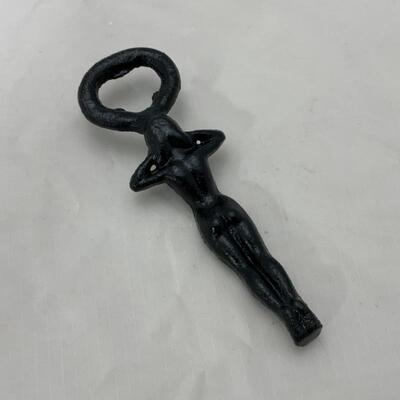 -26- VINTAGE | Cast Iron Babe Bottle Opener