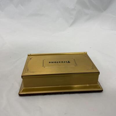 -33- VINTAGE | 1940s Firestone Perpetual Desk Calendar | Complete