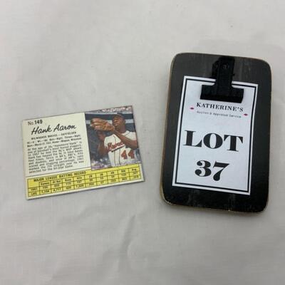 -37- HANK AARON | 1962 | Post Cereal Card #149 | Excellent