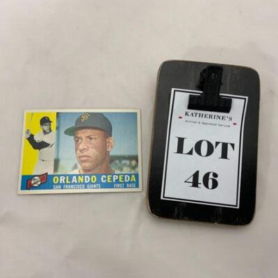 -46- CEPEDA | 1960 TOPPS Card #450 | San Francisco Giants