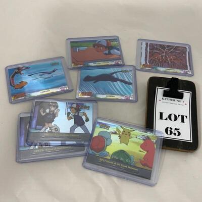 -65- Seven PokÃ©mon TV Series | Hologram Cards | Pikachu