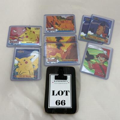 -66- Five Pikachu TV Cards | 3 Hologram TV Cards | PokÃ©mon | TOPPS | NINTENDO