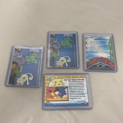 -66- Five Pikachu TV Cards | 3 Hologram TV Cards | PokÃ©mon | TOPPS | NINTENDO