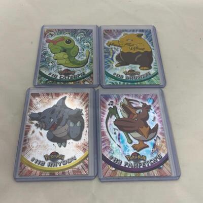 -68- 7 Holographic PokÃ©mon Cards | TOPPS | NINTENDO | 1999/2000