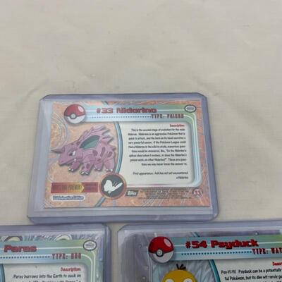 -68- 7 Holographic PokÃ©mon Cards | TOPPS | NINTENDO | 1999/2000