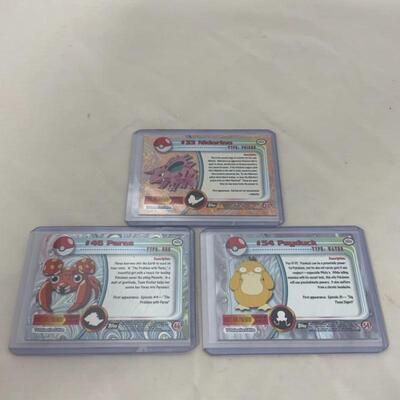 -68- 7 Holographic PokÃ©mon Cards | TOPPS | NINTENDO | 1999/2000