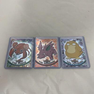 -68- 7 Holographic PokÃ©mon Cards | TOPPS | NINTENDO | 1999/2000