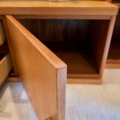 Scandinavian Danish Mid Century Modern wall unit cabinet