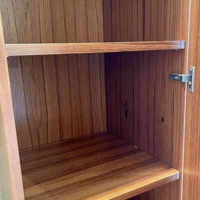 Scandinavian Danish Mid Century Modern wall unit cabinet
