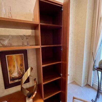 Scandinavian Danish Mid Century Modern wall unit cabinet