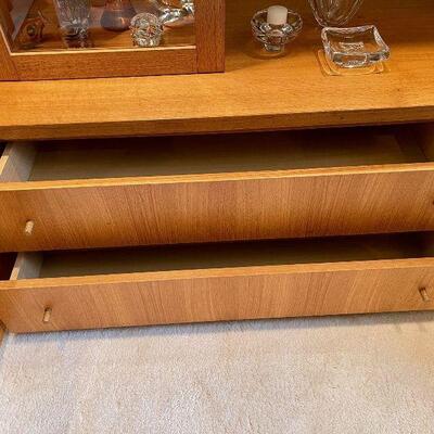 Scandinavian Danish Mid Century Modern wall unit cabinet