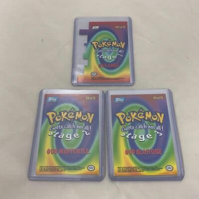 -69- Three PokÃ©mon Special Insert Cards | 1998/2000 | TOPPS | NINTENDO