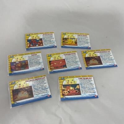 -73- 7 PokÃ©mon Pikachuâ€™s Vacation Trading Cards | TOPPS | NINTENDO