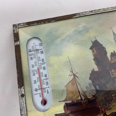 -76- 1938 Gustav Sieber Fur Co | Milwaukee WI | ADVERTISING | THERMOMETER | CALENDAR