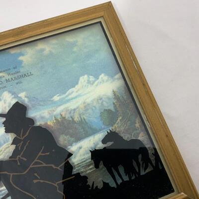 -79- 1949 Princeton, WI | Milk Hauler | Advertising Silhouette Calendar